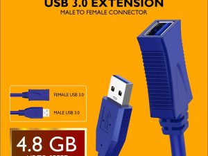 VENTUZ - CONVERTER USB 3.0 EXTENSION MALE TO FEMALE CONNECTOR