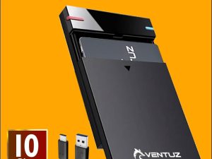 VENTUZ ENCLOSURE CADDY 2.5 SSD/HARD DISK dual USB 3.1 GEN 2 (Type C)