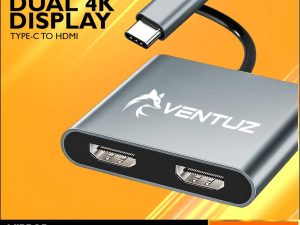 Ventuz Converter Type C to dual 4K HDMI 60HZ