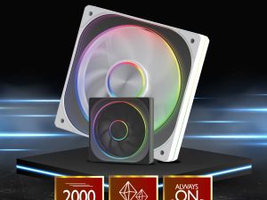 VENTUZ CRYSTAL 2000RPM - 12CM GLASS ARGB FAN