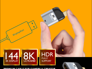VENTUZ OTG TYPE C TO Display Port ADAPTER DP  - THUNDERBOLT 3/4 SUPPORT