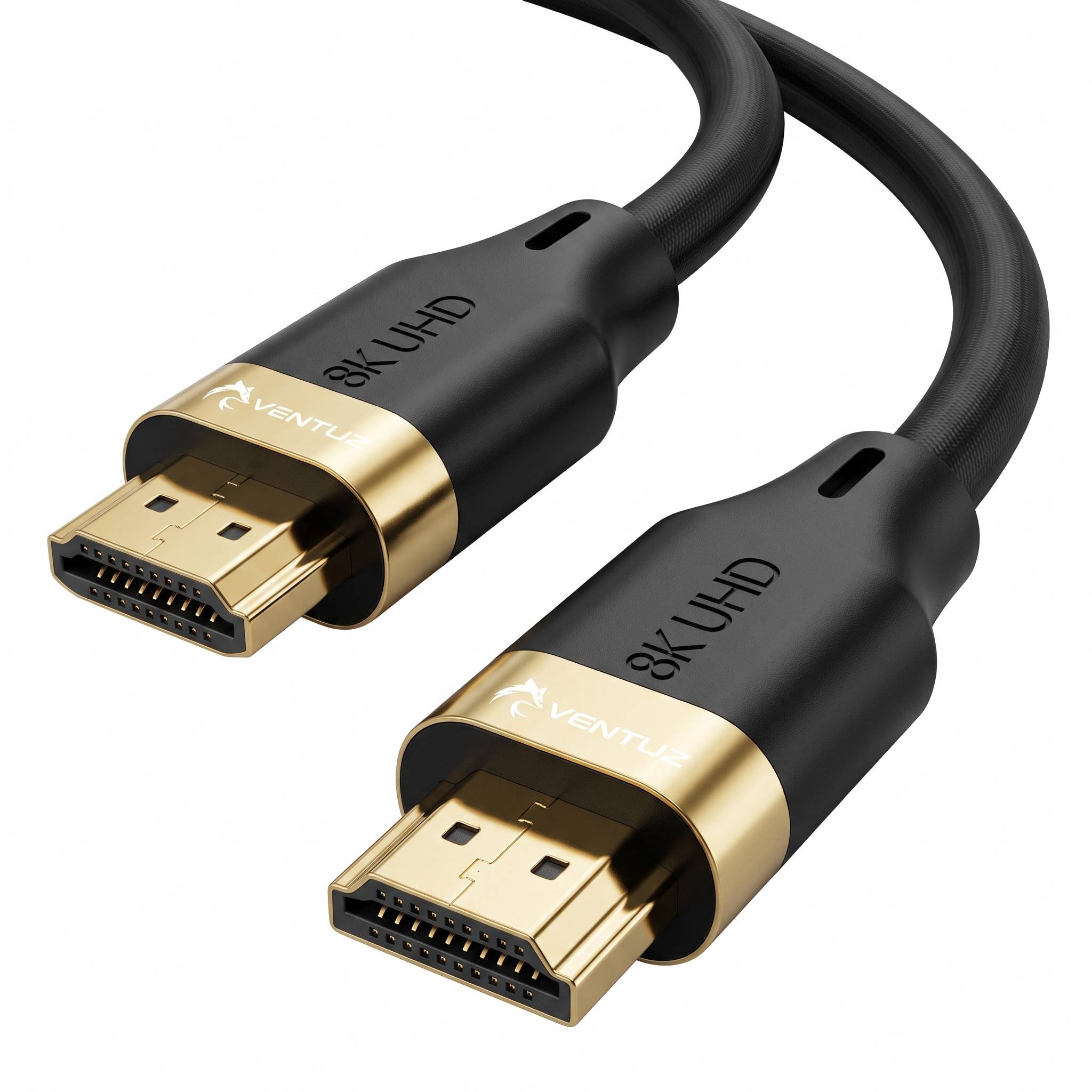 Ventuz - Kabel HDMI 2.1 Male to Male 8K 300HZ 48Gbps Dobly Atmos support HDR10+ EARC ARC HDCP - Image 2